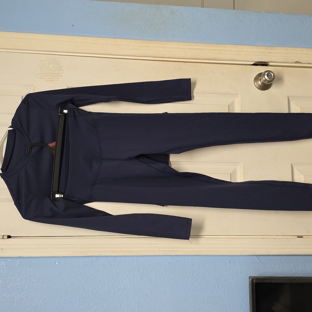 Navy Long Sleeve Women's Top